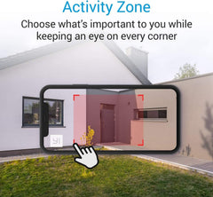 YI Outdoor Security Camera 2-Pack – 1080p Wi-Fi, Night Vision & Two-Way Audio – Renewed