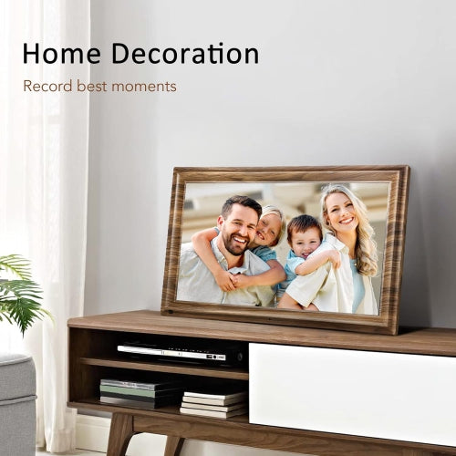 Digital Photo Frame 16 inch with 32GB Storage Wall Mountable, Auto-Rotate, Motion Sensor Share Photo Video via App