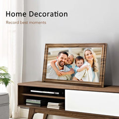 Digital Photo Frame 16 inch with 32GB Storage Wall Mountable, Auto-Rotate, Motion Sensor Share Photo Video via App