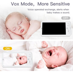 Arenti Baby Monitor, 2K Smart Baby Camera with 5-Inch Upgraded Wireless Display