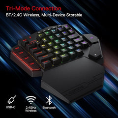 Redragon K585 PRO Wireless One-Handed Mechanical Keyboard (Red Switch)