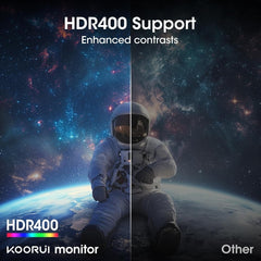 KOORUI 34 Inch Ultrawide Curved Gaming Monitor 144Hz 165Hz, 1ms, 1000R, WQHD 3440×1440p, 21:9 2K Display