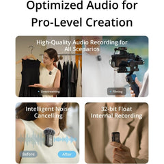 DJI Mic 2 Wireless Microphone (2 TX + 1 RX + Charging Case)