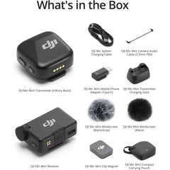 DJI Mic Mini (1 TX + 1 RX), Wireless Lavalier Microphone - Brand New
