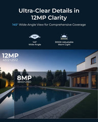 REOLINK RLC-1240A 12MP PoE Security Cameras with Colour Night Vision & Smart Detection