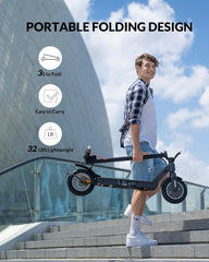 5TH WHEEL V30PRO Electric Scooter with Turn Signals - 32KM Range & 29 KM/H, 350W Motor