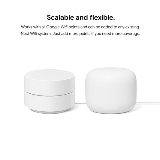 Google Wifi AC1200 Whole Home Mesh Wi-Fi System (3-Pack)