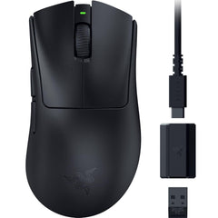 Razer DeathAdder V3 HyperSpeed 26000 DPI Wireless Optical Gaming Mouse - Black - Refurbished Excellent