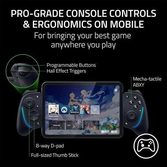 Razer Kishi Ultra USB-C Gaming Controller for Android/iPhone/iPad Mini- Refurbished Excellent