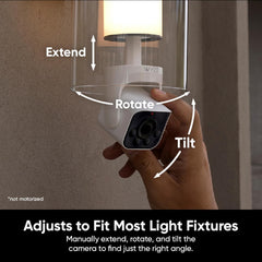 WYZE Bulb Cam 2K HD Security Camera with 800 Lumen Dimmable LED Bulb, Color Night Vision, 160° View, Pan Tilt, E26 Light Socket, Wi-Fi, Alexa and Google