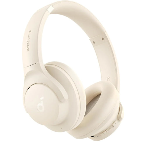 Soundcore by Anker Q20i Hybrid Active Noise Cancelling Headphones- White