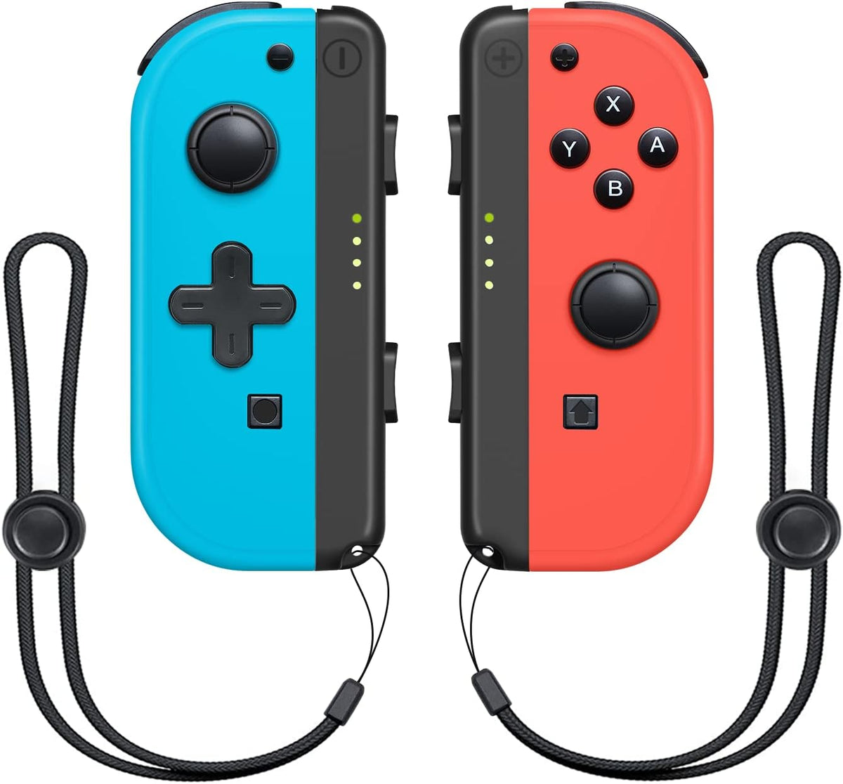 Wireless Replacement Joypad Controller Set for Nintendo Switch/OLED/Lite with Turbo, Wake-Up & Motion Control