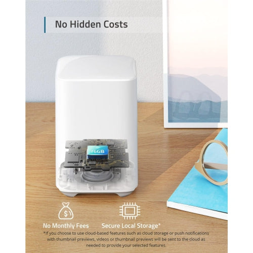 Eufy Security, eufyCam 2C 2-Cam Kit with Solar Panel 2W- No Monthly Fee