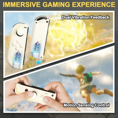 Switch Controller for Nintendo Switch Dual Vibration/Wake-up/Motion Control (White)