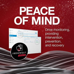 Seagate IronWolf Pro, 16 TB, Enterprise NAS Internal HDD –CMR 3.5 Inch, SATA 6 Gb/s, 7,200 RPM, 256 MB Cache for RAID Network Attached Storage