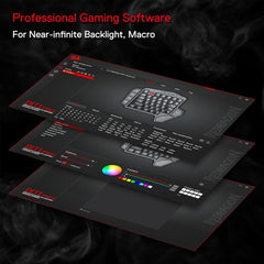 Redragon K585 PRO Wireless One-Handed Mechanical Keyboard (Red Switch)