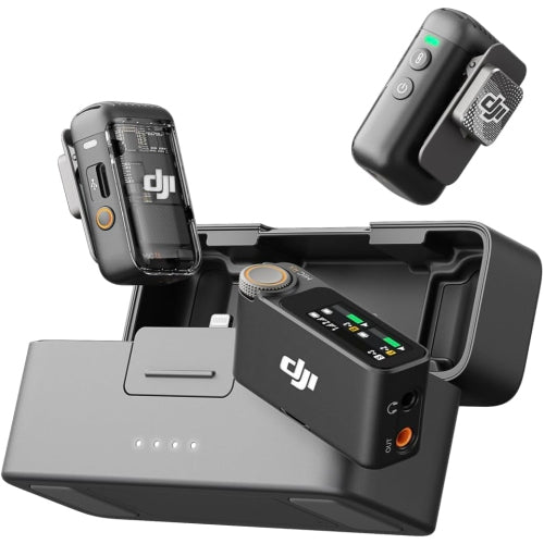 DJI Mic 2 Wireless Microphone (2 TX + 1 RX + Charging Case)