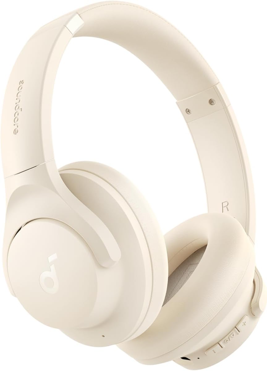 Soundcore by Anker Q20i Hybrid Active Noise Cancelling Headphones- White
