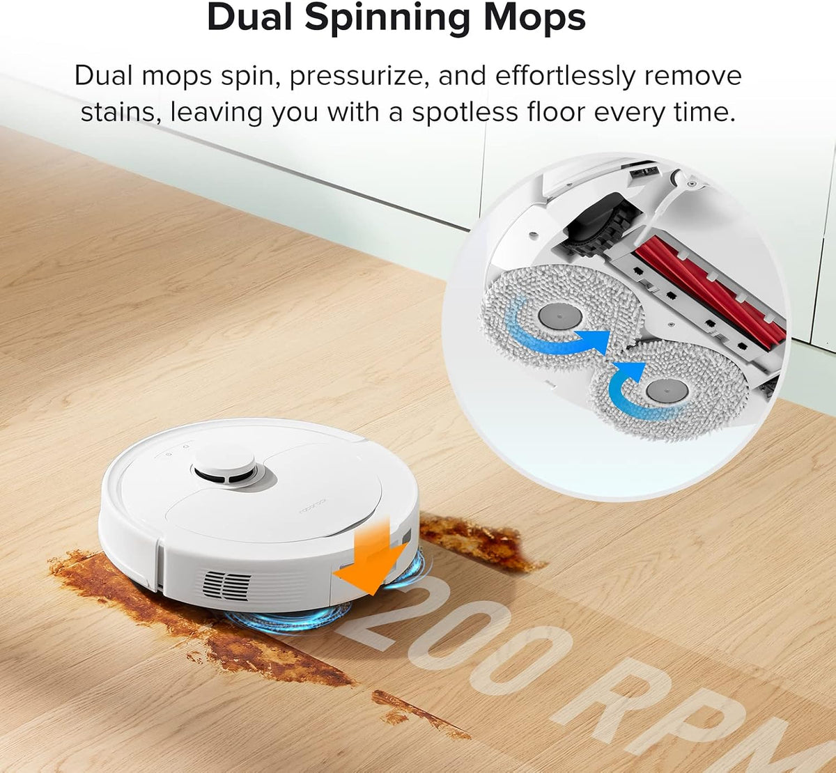 Roborock QX Revo Robot Vacuum & Mop with 5500Pa Suction, Self-Emptying Dock & LiDAR Navigation – Refurbished