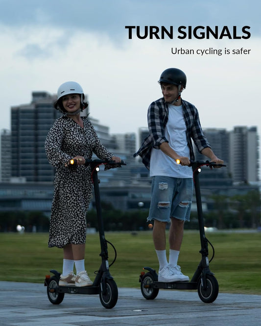 5TH WHEEL V30PRO Electric Scooter with Turn Signals - 32KM Range & 29 KM/H, 350W Motor