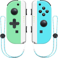 Wireless Replacement Joypad Controller Set for Nintendo Switch/OLED/Lite with Turbo, Wake-Up & Motion Control