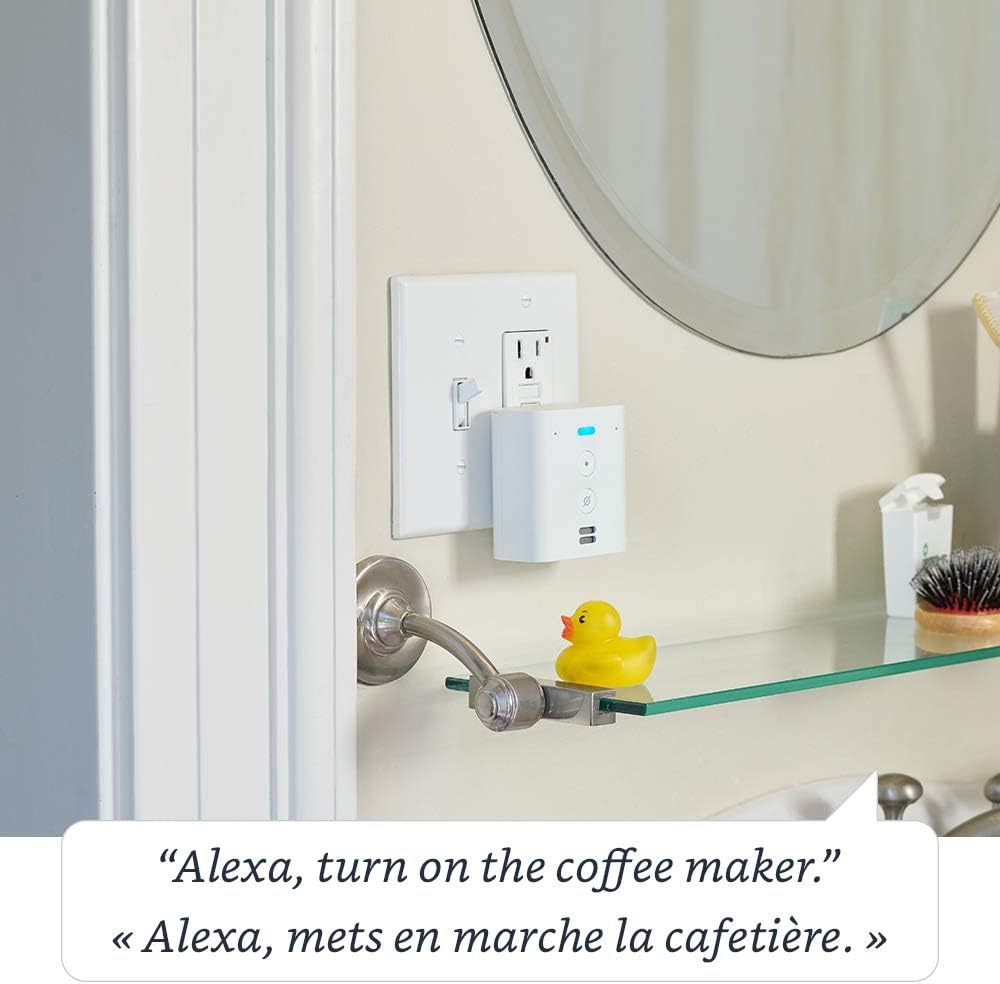 Amazon Echo Flex Plug-In Smart Speaker with Alexa – 4-Pack – White – Brand New