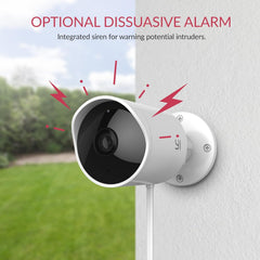 YI Outdoor Security Camera 2-Pack – 1080p Wi-Fi, Night Vision & Two-Way Audio – Renewed