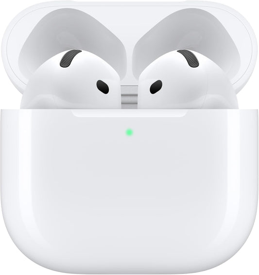 Apple AirPods 4 with Active Noise Cancellation (ANC) Wireless Earbuds, Bluetooth, Spatial Audio, Sweat & Water Resistant - Renewed