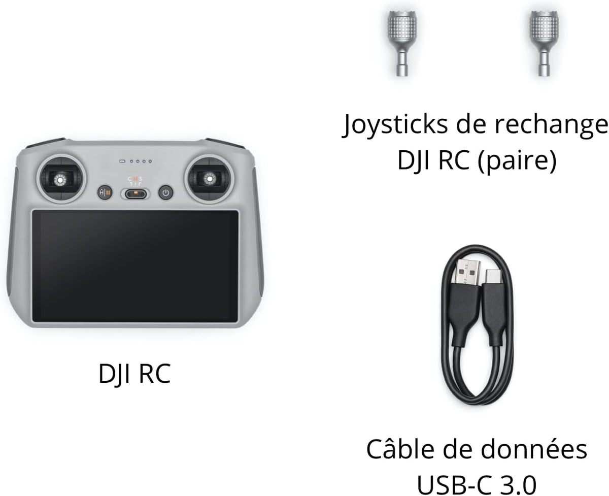 DJI RC Remote Controller for Mavic 3 Series, Mini 3 Pro, Mini 3 & Air 2S - Renewed