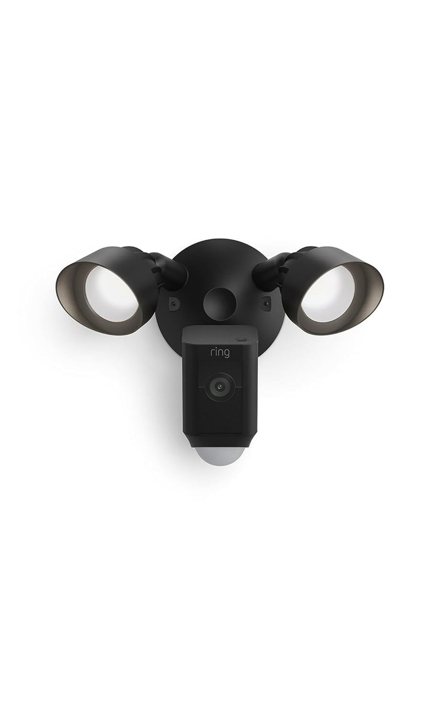 Ring Floodlight Cam Wired Plus 1080p Outdoor Security Camera with 2000-Lumen Lights – Black