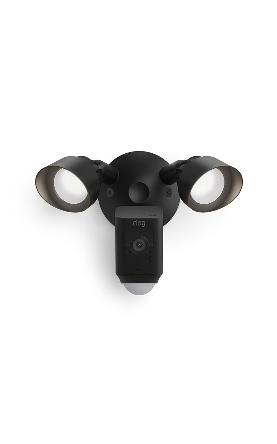 Ring Floodlight Cam Wired Plus 1080p Outdoor Security Camera with 2000-Lumen Lights – Black