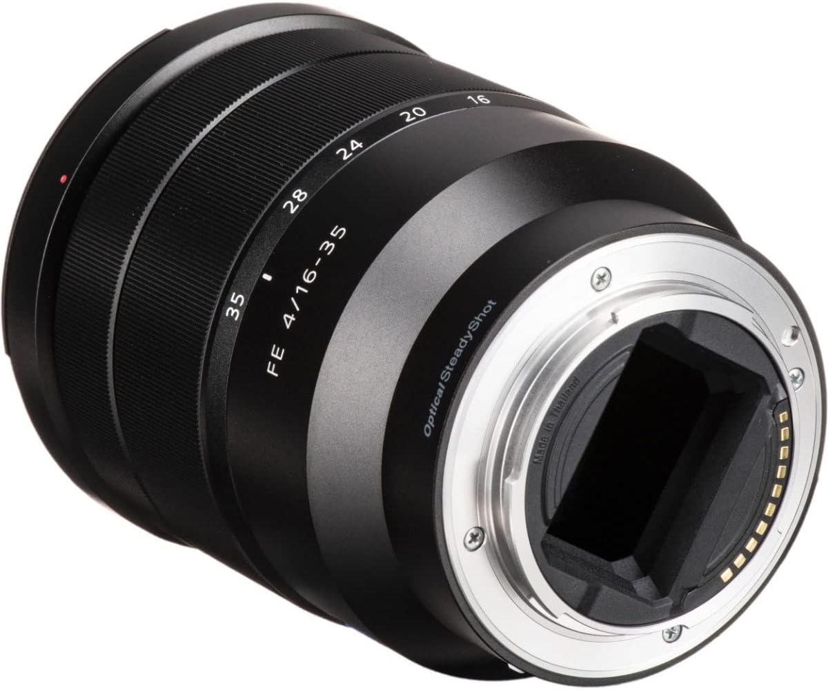 Sony Vario-Tessar T* FE 16-35mm F4 ZA OSS Wide-Angle Zoom Lens – Sony E-Mount – Black