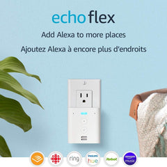 Amazon Echo Flex Plug-In Smart Speaker with Alexa – 4-Pack – White – Brand New