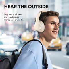 Soundcore by Anker Q20i Hybrid Active Noise Cancelling Headphones- White