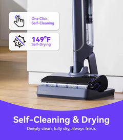 NARWAL S20 Pro Cordless Wet Dry Vacuum Mop with Self-Cleaning, AI DirtSense, 20,000Pa Suction, 60-Min Runtime for Hard Floors - Open Box