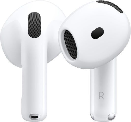 Apple AirPods 4 with Active Noise Cancellation (ANC) Wireless Earbuds, Bluetooth, Spatial Audio, Sweat & Water Resistant - Renewed