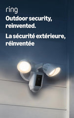 Ring Floodlight Cam Wired Plus 1080p Outdoor Security Camera with 2000-Lumen Lights – Black