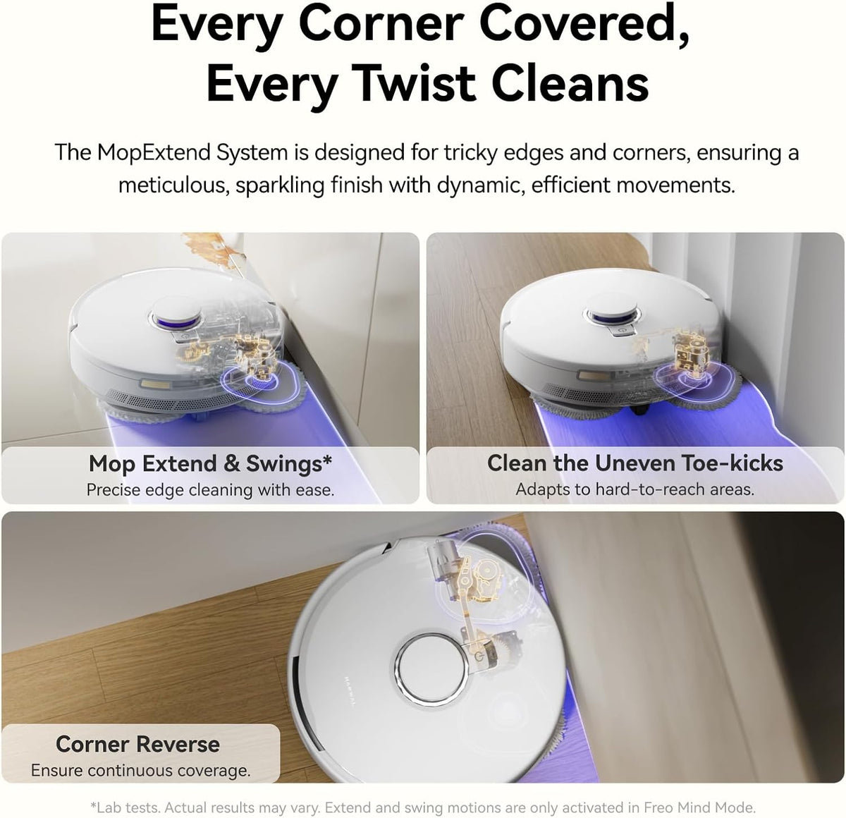 NARWAL Freo X Ultra Robot Vacuum & Mop, 8200Pa Suction, Zero-Tangle Brush, Auto Mop Washing & Drying, LiDAR Navigation, Obstacle Avoidance - Open Box