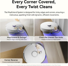 NARWAL Freo X Ultra Robot Vacuum & Mop, 8200Pa Suction, Zero-Tangle Brush, Auto Mop Washing & Drying, LiDAR Navigation, Obstacle Avoidance - Open Box