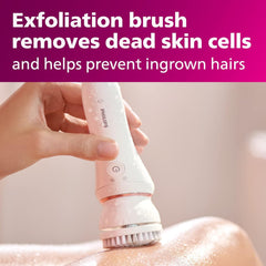 Epilator Prestige Series 8000 | Wet or Dry for legs, body & feet - 8 attachements