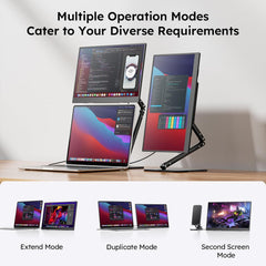 Dopesplay 15.6" FHD 1080p IPS Portable Monitor with USB-C and Mini HDMI