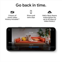 Nest Security Cam (Wired) 2nd Generation Snow