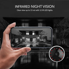 YI Outdoor Security Camera 2-Pack – 1080p Wi-Fi, Night Vision & Two-Way Audio – Renewed