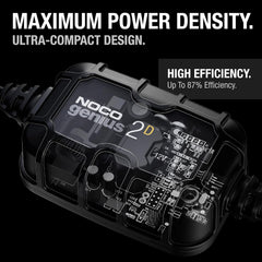 NOCO GENIUS2D 2A 12V Onboard Battery Charger & Maintainer – Open Box