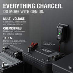 NOCO GENIUS1 1A 6V/12V Smart Battery Charger & Maintainer – Open Box