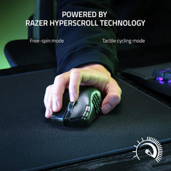Razer Naga V2 Pro 30000 DPI Bluetooth Optical Gaming Mouse - Black- Refurbished Excellent