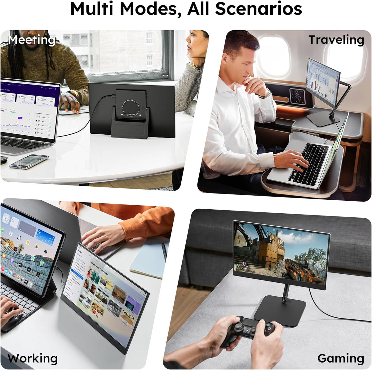 Dopesplay 15.6" FHD 1080p IPS Portable Monitor with USB-C and Mini HDMI
