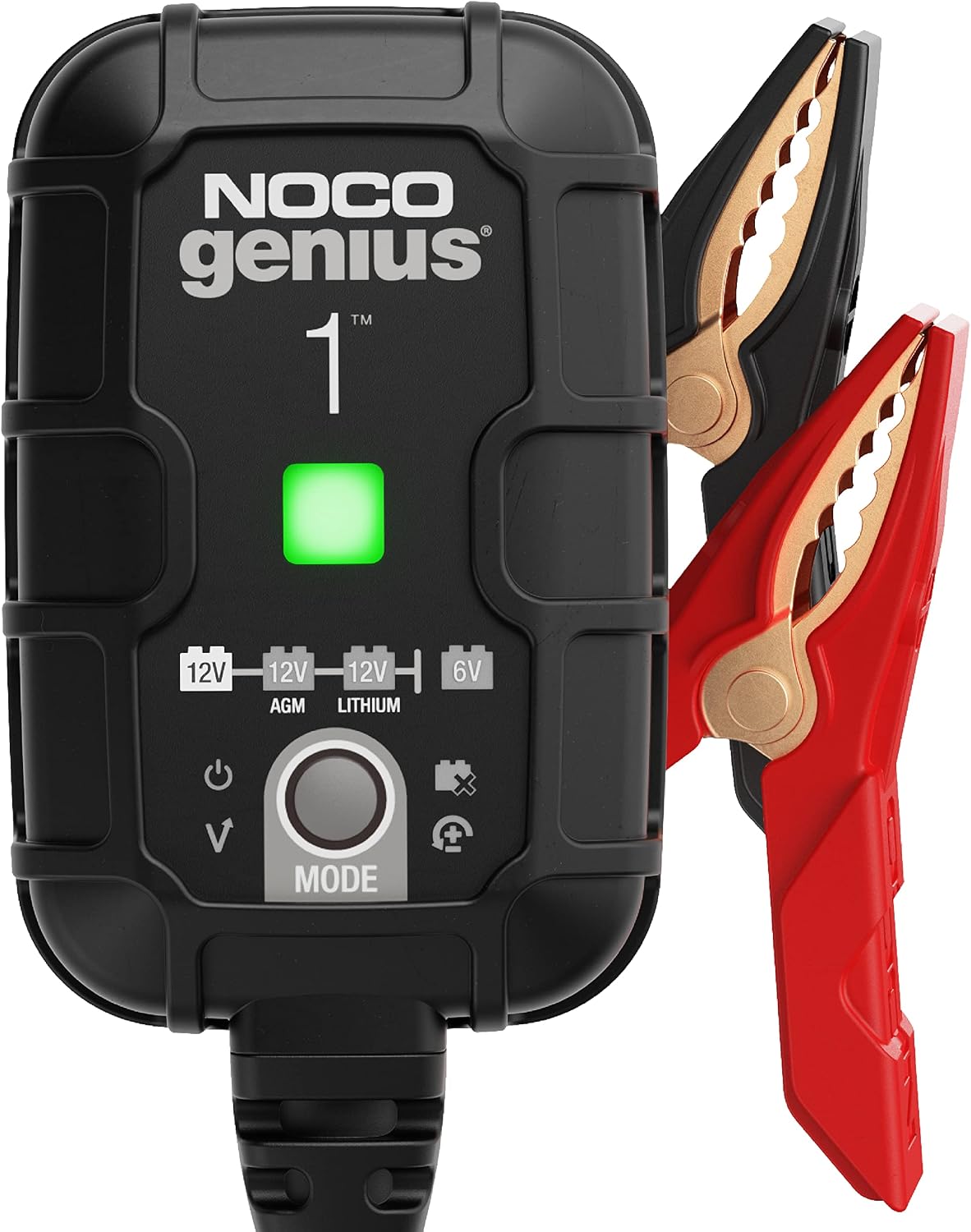NOCO GENIUS1 1A 6V/12V Smart Battery Charger & Maintainer – Open Box