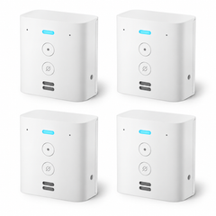 Amazon Echo Flex Plug-In Smart Speaker with Alexa – 4-Pack – White – Brand New