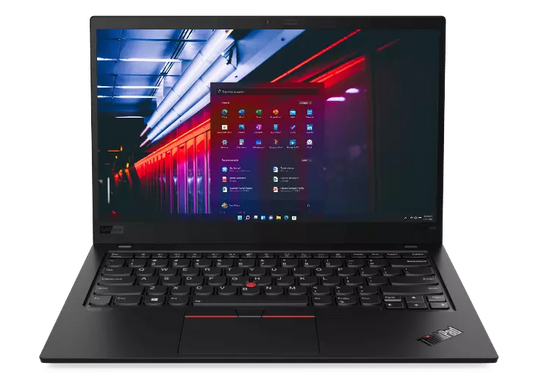 novo ThinkPad X1 Carbon Gen 8 14" FHD Laptop – Core i5-10310U, 16GB RAM, 256GB SSD, Windows 11 Pro – Renewed
